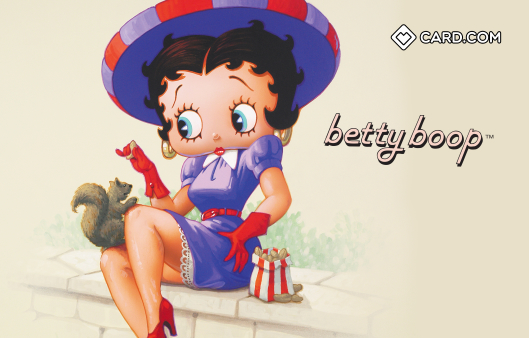 Betty Boop Design Card Com Prepaid Visa Card Card Com