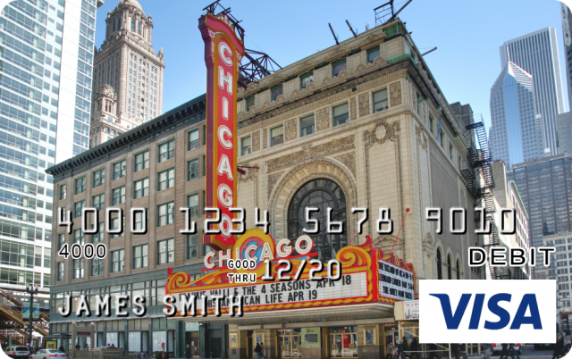 chase debit card designs chicago skyline