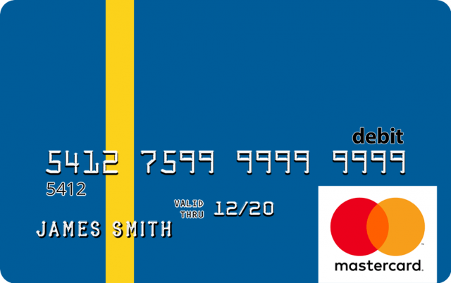 Sweden Design CARD.com Prepaid Mastercard® | CARD.com