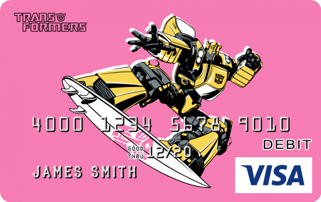 Transformers Design CARD.com Visa® Prepaid Card | CARD.com