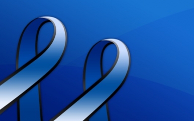 Blue and Black Ribbon