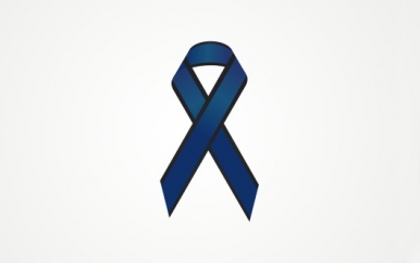 Blue and Black Ribbon