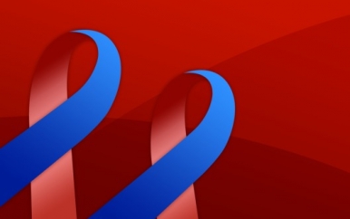Red and Blue Ribbon