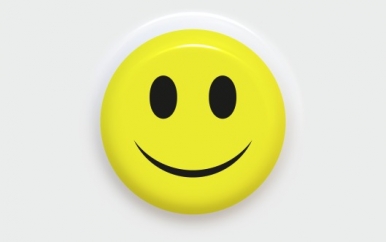 smiley face design card